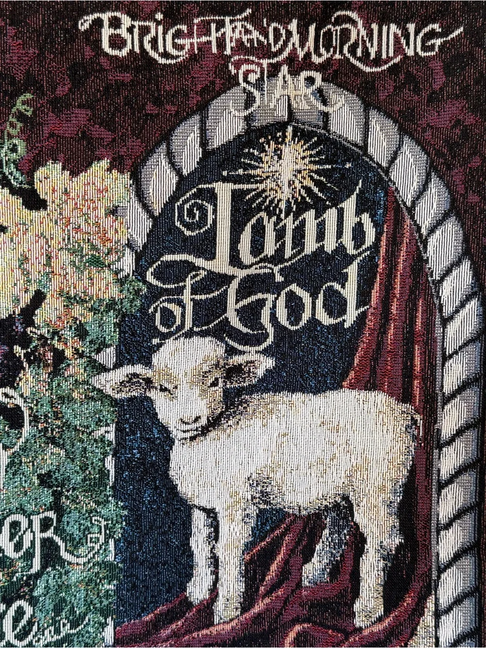 Wonderful Counselor Jesus Christian Tapestry wall Hanging 26x36 Made in USA